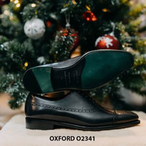 Giày da nam thủ công hàng hiệu Oxford O2341 004