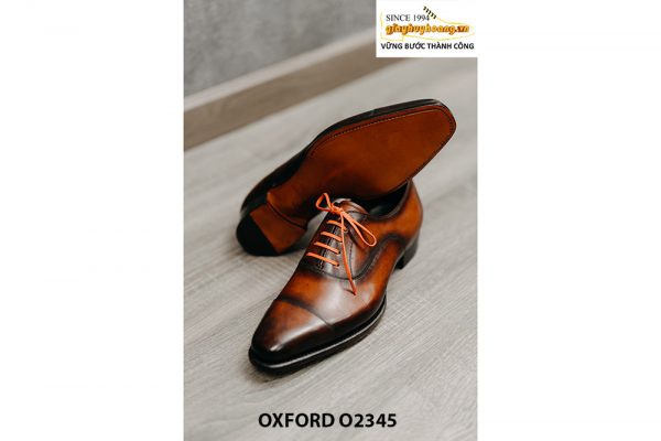 Giày da nam công sở đẹp cao cấp Oxford O2345 004