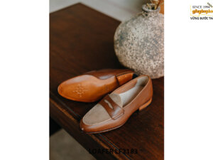 Giày lười nam phối da lộn đẹp trẻ trung Loafer LF2183 006