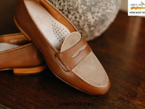 Giày lười nam phối da lộn đẹp trẻ trung Loafer LF2183 004