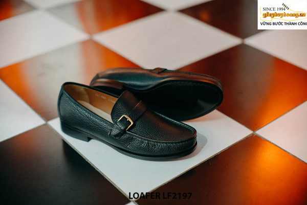 Giày lười nam da vân hạt Loafer LF2197 006