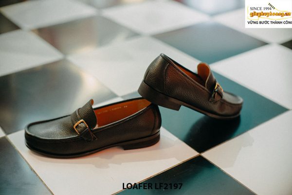 Giày lười nam da vân hạt Loafer LF2197 004