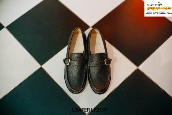Giày lười nam da vân hạt Loafer LF2197 001