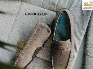 Giày lười lái xe nam màu xám Loafer LF2212 005