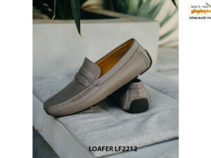 Giày lười lái xe nam màu xám Loafer LF2212 004