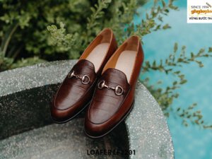 Giày lười nam có khóa horesit Loafer LF2201 001