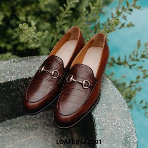 Giày lười nam có khóa horesit Loafer LF2201 001