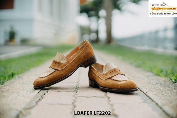 Giày lười nam da lộn thời trang Loafer LF2202 003