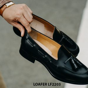 Giày da lười nam hàng hiệu Tassel Loafer LF2203 005