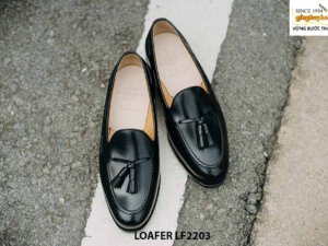 Giày da lười nam hàng hiệu Tassel Loafer LF2203 001