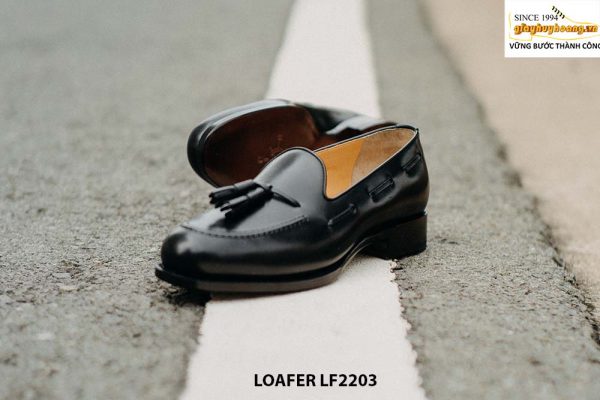 Giày da lười nam hàng hiệu Tassel Loafer LF2203 004