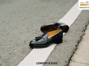 Giày da lười nam hàng hiệu Tassel Loafer LF2203 003