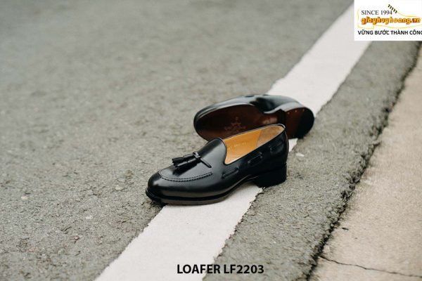 Giày da lười nam hàng hiệu Tassel Loafer LF2203 003
