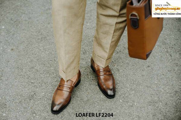 Giày lười nam trẻ trung công sở Loafer LF2204 001
