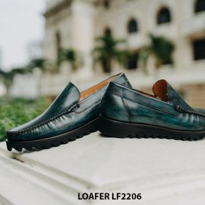 Giày lười nam da bò moccasin Loafer LF2206 005