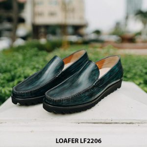 Giày lười nam da bò moccasin Loafer LF2206 002