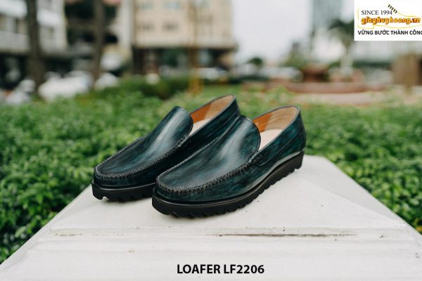 Giày lười nam da bò moccasin Loafer LF2206 002