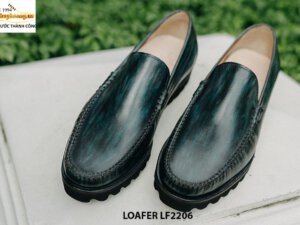 Giày lười nam da bò moccasin Loafer LF2206 001