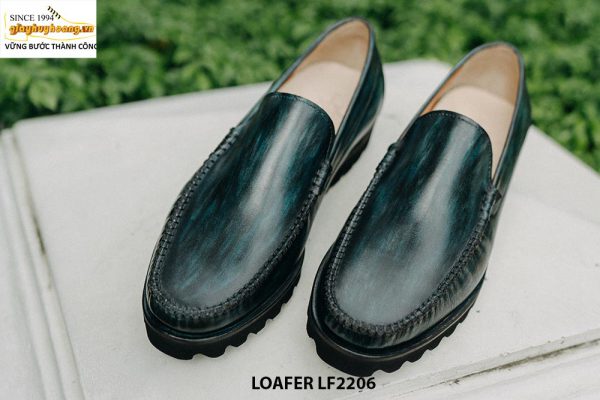 Giày lười nam da bò moccasin Loafer LF2206 001