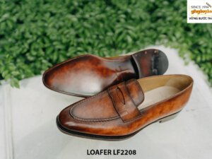 Giày lười nam nhuộm màu thủ công Loafer LF2208 004