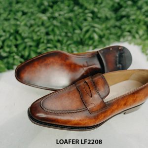 Giày lười nam nhuộm màu thủ công Loafer LF2208 004