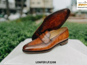 Giày lười nam nhuộm màu thủ công Loafer LF2208 003