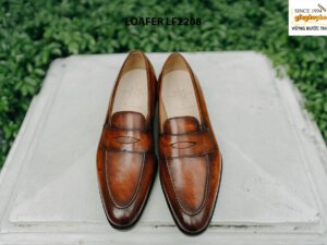 Giày lười nam nhuộm màu thủ công Loafer LF2208 001