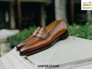 Giày lười nam nhuộm màu thủ công Loafer LF2208 002