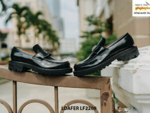 Giày lười nam da bóng đế tăng chiều cao Loafer LF2209 006