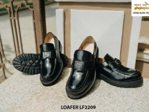 Giày lười nam da bóng đế tăng chiều cao Loafer LF2209 005