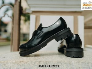 Giày lười nam da bóng đế tăng chiều cao Loafer LF2209 003