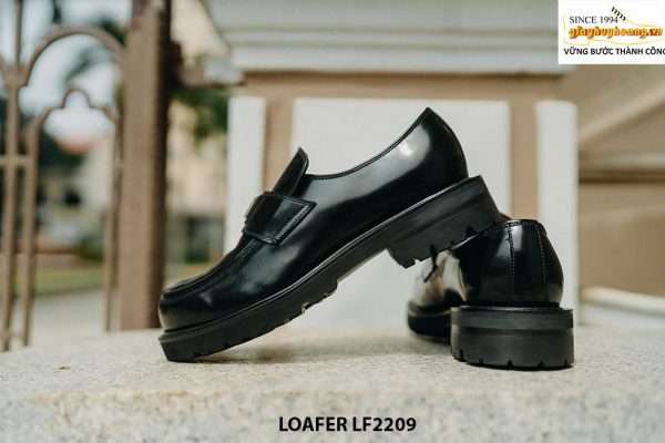 Giày lười nam da bóng đế tăng chiều cao Loafer LF2209 003