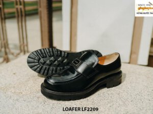 Giày lười nam da bóng đế tăng chiều cao Loafer LF2209 002