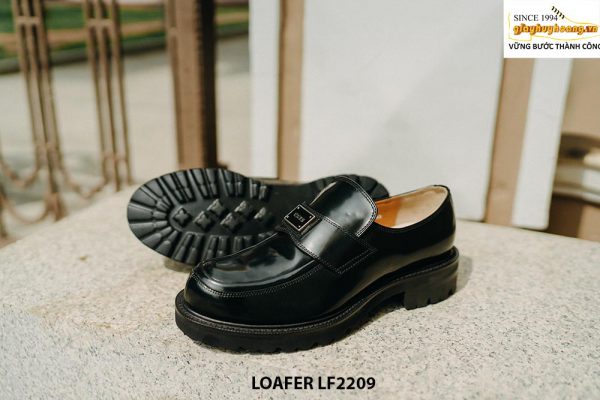 Giày lười nam da bóng đế tăng chiều cao Loafer LF2209 002