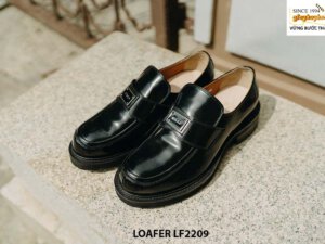 Giày lười nam da bóng đế tăng chiều cao Loafer LF2209 001
