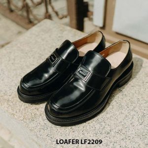 Giày lười nam da bóng đế tăng chiều cao Loafer LF2209 001