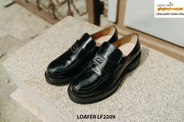 Giày lười nam da bóng đế tăng chiều cao Loafer LF2209 001