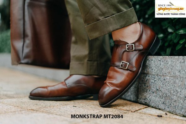 Giày da nam 2 khóa cao cấp Double Monkstrap MT2084 001