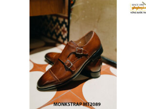 Giày da thủ công nam Double Monkstrap MT2089 004