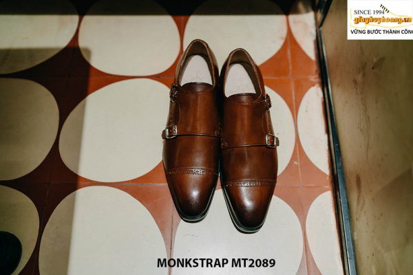 Giày da thủ công nam Double Monkstrap MT2089 002