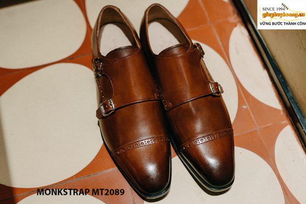 Giày da thủ công nam Double Monkstrap MT2089 001