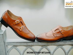 Giày da nam hàng hiệu cao cấp Double Monkstrap MT2090 005
