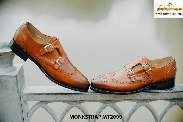 Giày da nam hàng hiệu cao cấp Double Monkstrap MT2090 005
