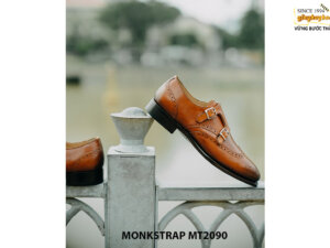 Giày da nam hàng hiệu cao cấp Double Monkstrap MT2090 004