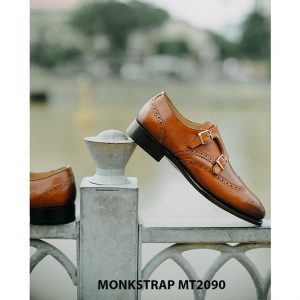 Giày da nam hàng hiệu cao cấp Double Monkstrap MT2090 004