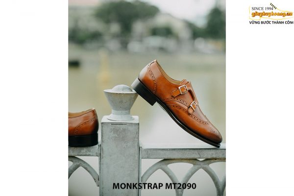 Giày da nam hàng hiệu cao cấp Double Monkstrap MT2090 004
