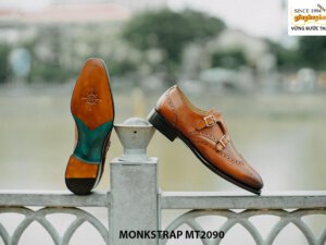 Giày da nam hàng hiệu cao cấp Double Monkstrap MT2090 003