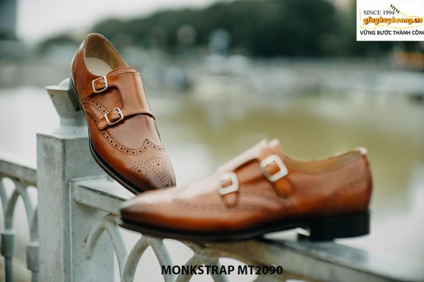 Giày da nam hàng hiệu cao cấp Double Monkstrap MT2090 001