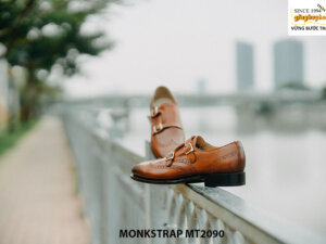 Giày da nam hàng hiệu cao cấp Double Monkstrap MT2090 002