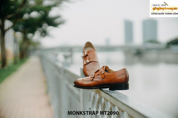 Giày da nam hàng hiệu cao cấp Double Monkstrap MT2090 002